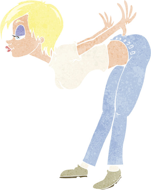 卡通性感的女人图片下载