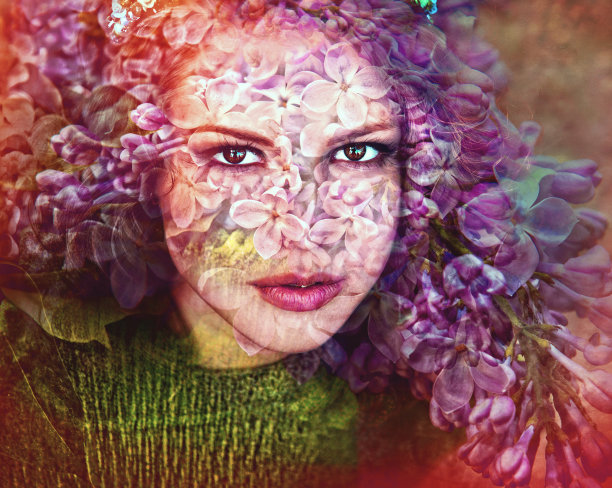 夏天的人，花有灵魂，夏天的画像图片下载