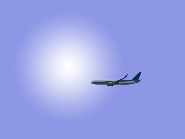 飞机在天空图片下载