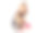 小女孩吃玉米片孤立上白图片下载