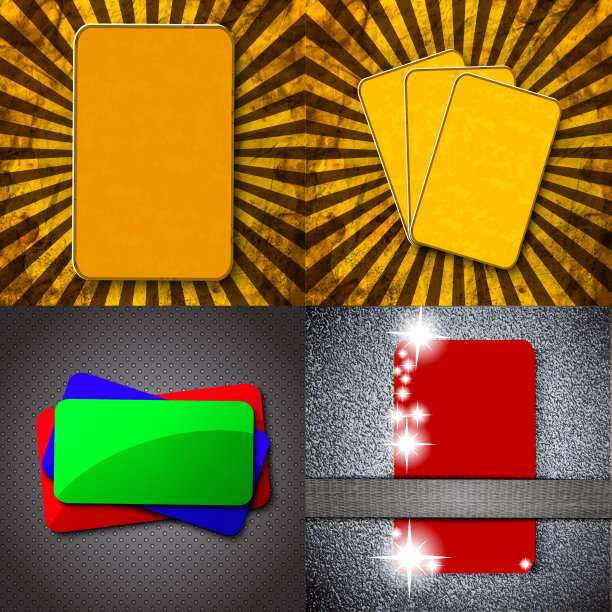 一套复古框架的文本在抽象的背景图片下载