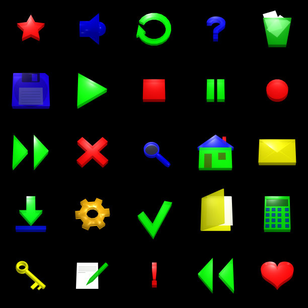 透明玻璃的图标图片下载