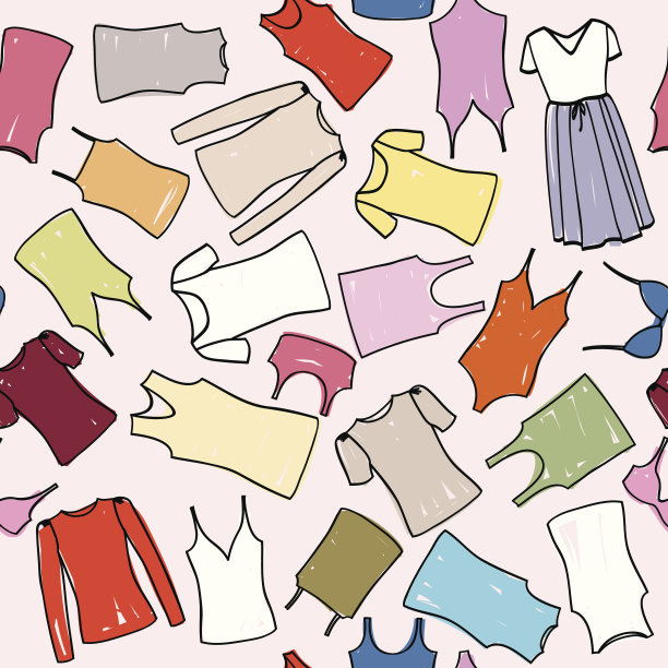 女性内衣连衣裙瓷砖墙纸图片下载