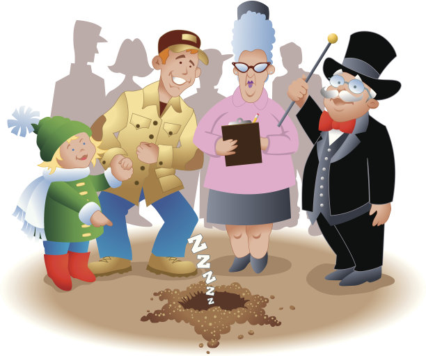 人土拨鼠洞图片下载