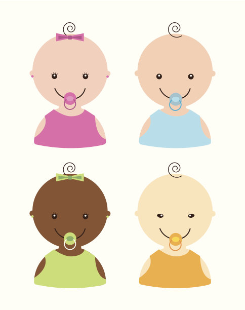 婴儿向量图片下载