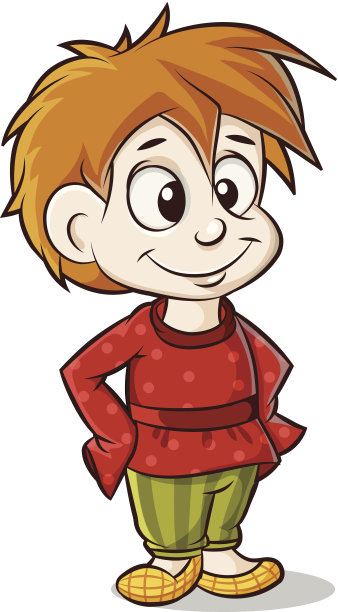 穿着树皮鞋的男孩图片下载