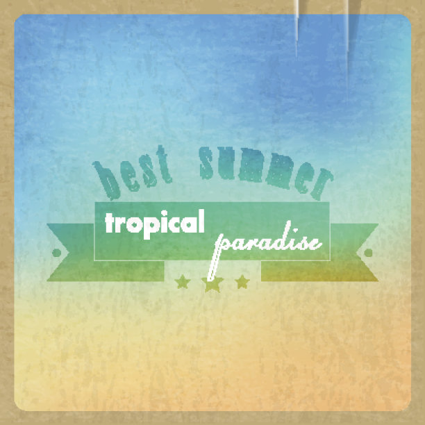 复古的夏天背景。乏味的东西。矢量插图。图片下载