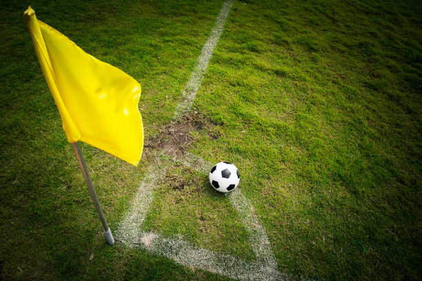 足球场上的足球图片下载