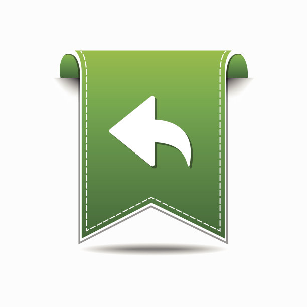 圆形箭头绿色矢量图标设计图片下载