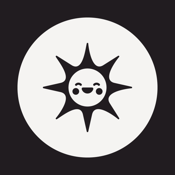 太阳图标图片下载