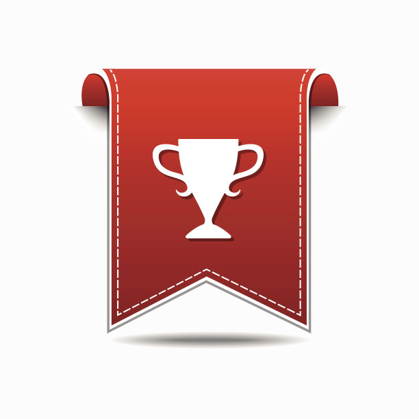 杯子红色矢量图标设计图片下载