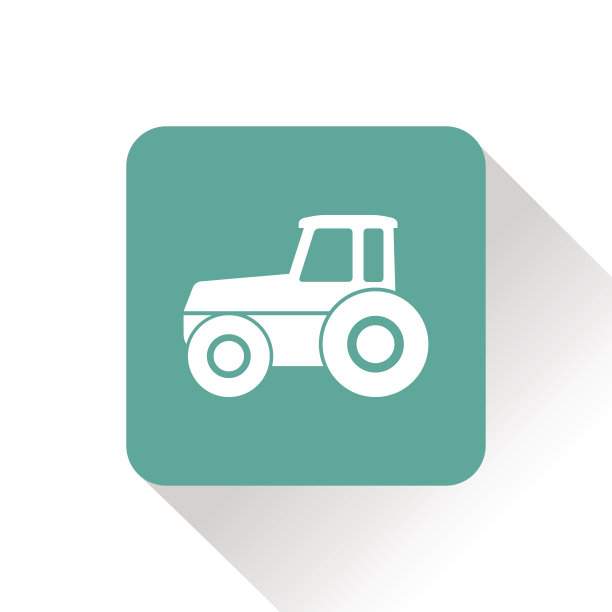拖拉机矢量图标图片下载