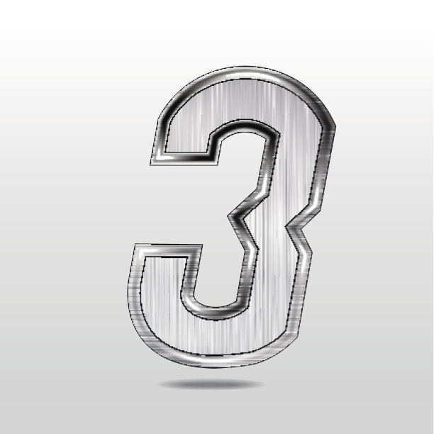 图三，金属，矢量，3图片下载