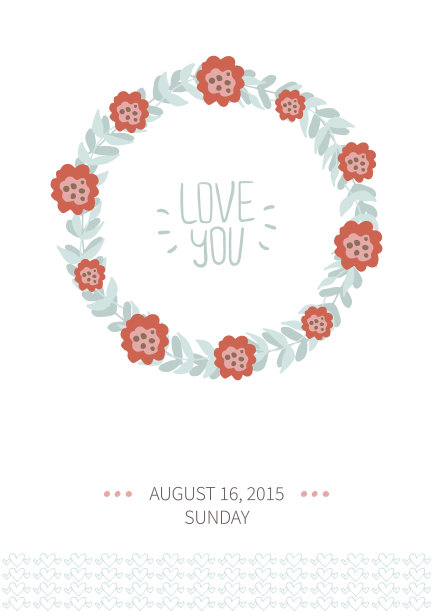 浪漫复古卡图片下载