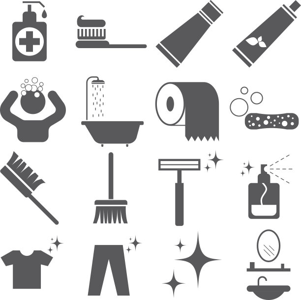 个人卫生图标设置图片下载