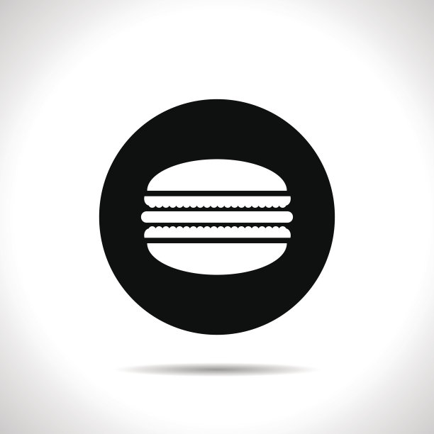 载体蛋白杏仁饼干图标。食物图标。Eps10图片下载