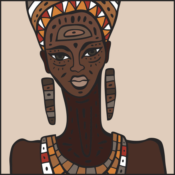 非洲女性肖像图片下载