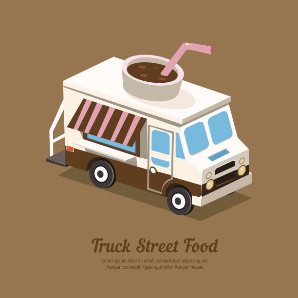 卡车咖啡图片下载