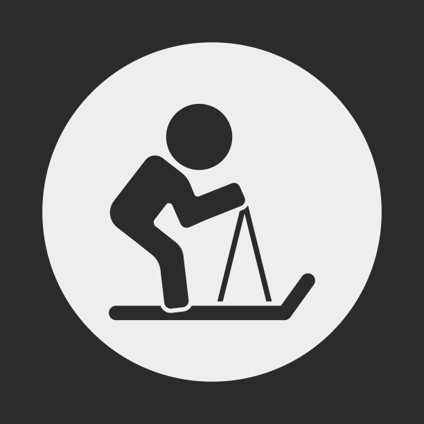 滑雪图标图片下载