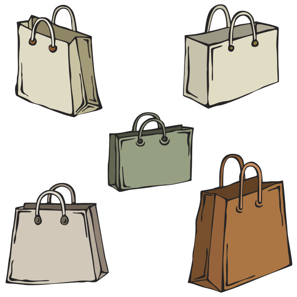 矢量图不同的包图片下载