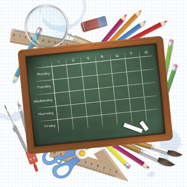 时间表矢量图图片下载