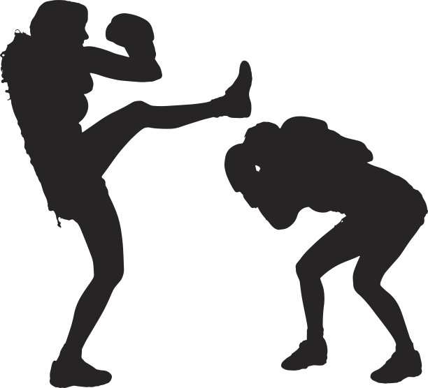 一个人的矢量剪影。图片下载