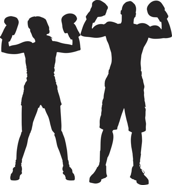 一个人的矢量剪影。图片下载