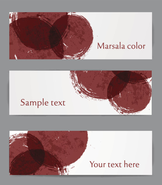 三个带有马萨拉圆圈的横幅。图片下载