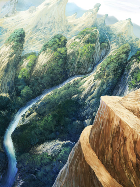 峡谷的景色图片下载