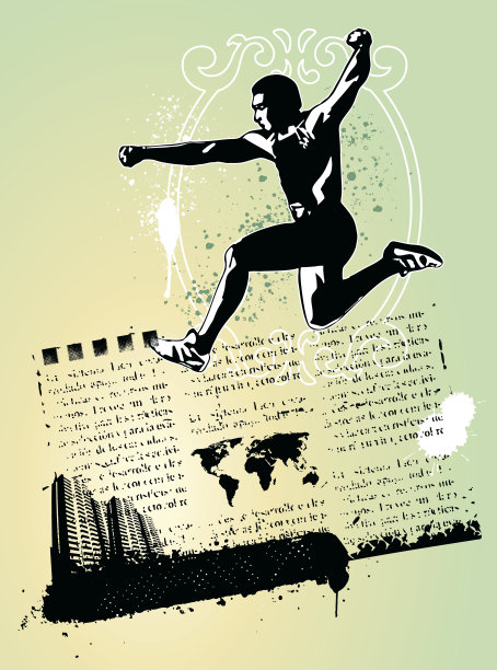 垃圾摇滚横幅上写着运动员图片下载