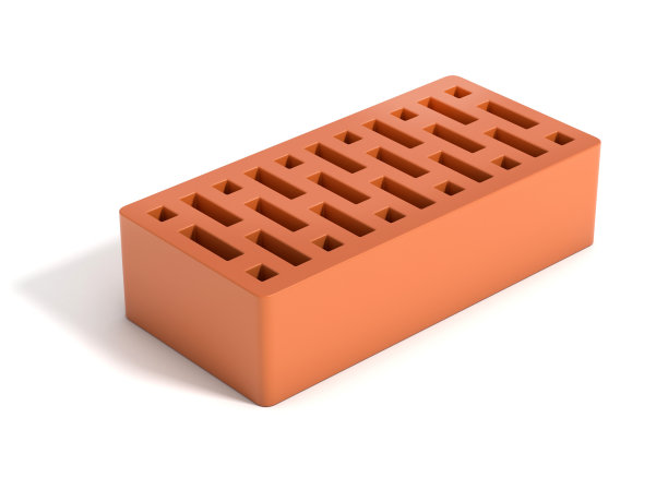 白色背景上的砖块图片下载