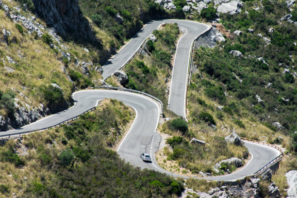 蜿蜒的山路图片下载