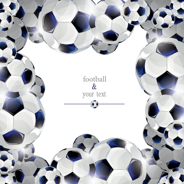 印有黑白球的足球图片下载