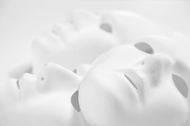 白色的面具图片下载