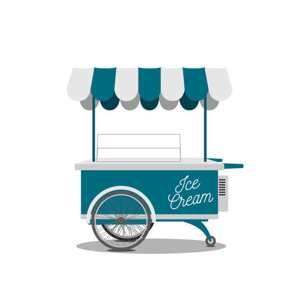 车轮上的冰淇淋店为您设计图片下载