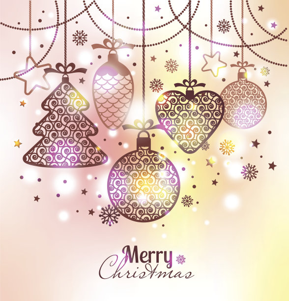 新年贺卡圣诞快乐。图片下载