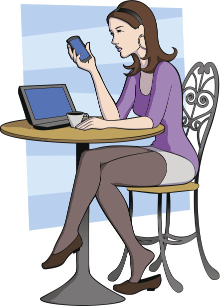 坐着的女人图片下载