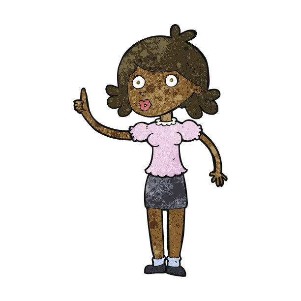 有创意的卡通女人图片下载