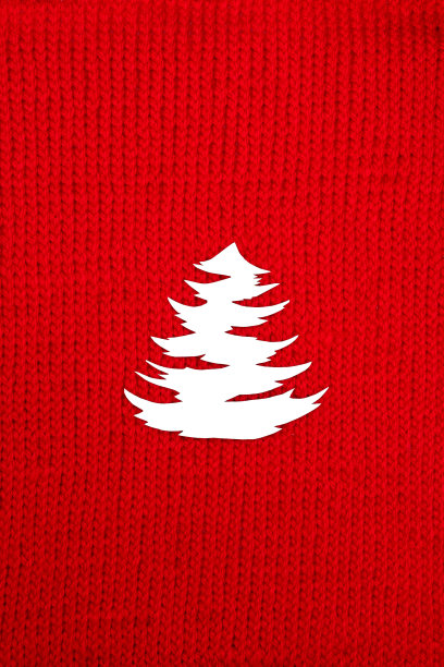 纸冷杉树针织背景图片下载