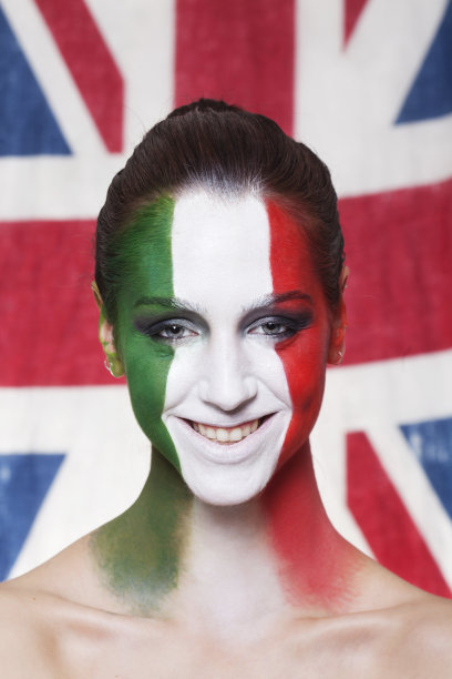 快乐的意大利球迷图片下载