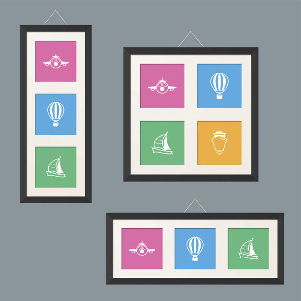 画廊相框图片下载