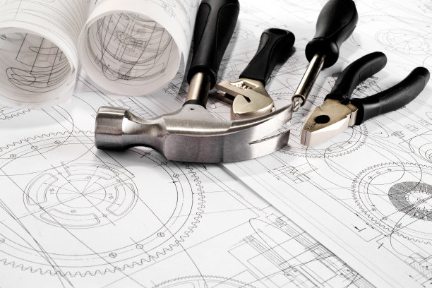 图纸和工具图片下载