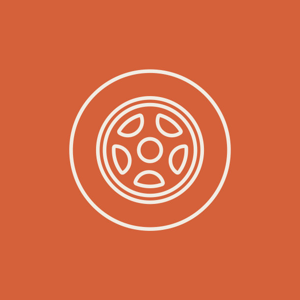 汽车轮线图标图片下载