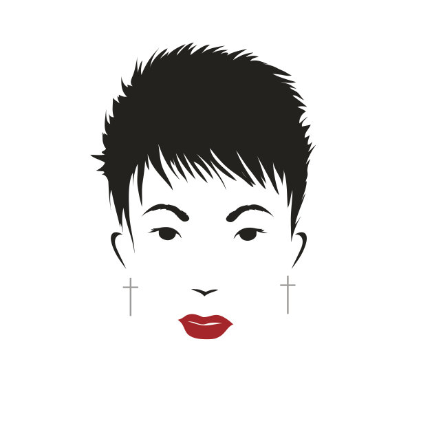 时尚剪影女人风格，矢量插图图片下载