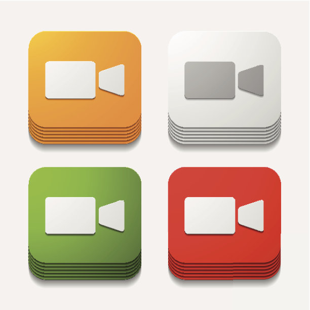 方形按钮:视频图片下载