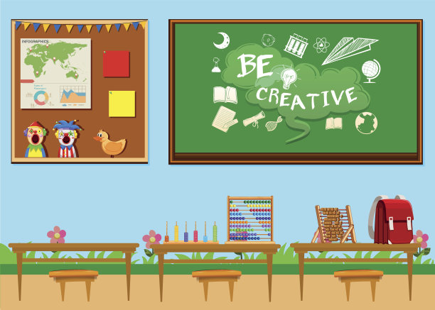 满教室的物品图片下载