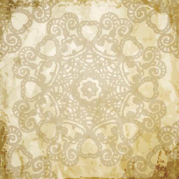 花边图案背景与印度装饰图片下载