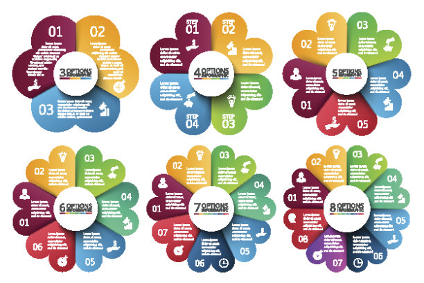 矢量信息图设计模板素材图片