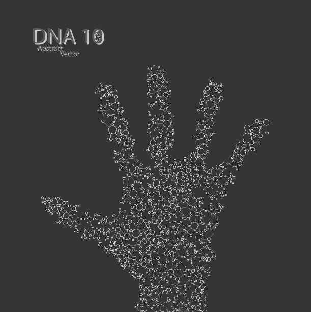 分子结构以手的形式图片下载