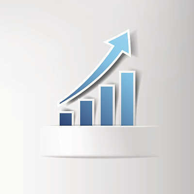 利润增长图图片下载